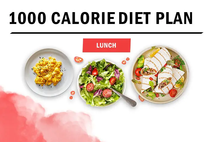 1000 calorie lunch idea