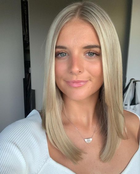 Blonde Long Bob