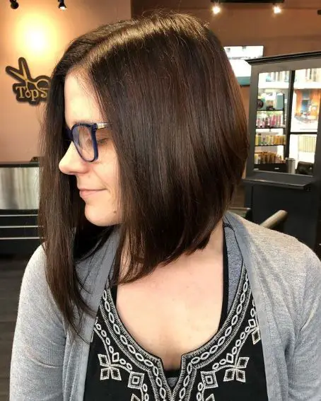 A-line Graduate With Asymmetrical Medium Bob