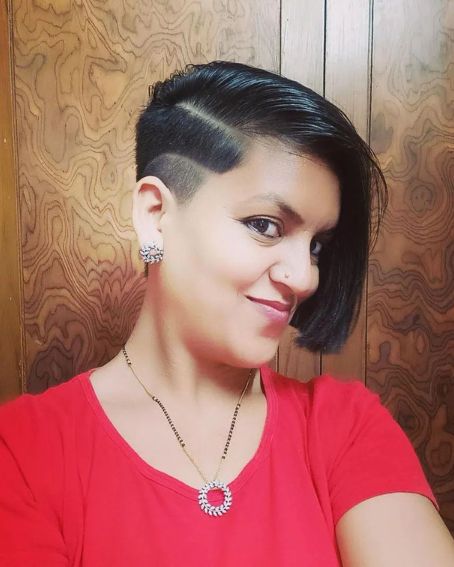 Undercut Pixie Layered Bob