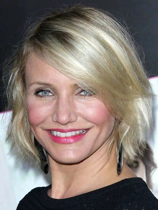Short Choppy Bob Hairstyles 2015 Cameron Diaz