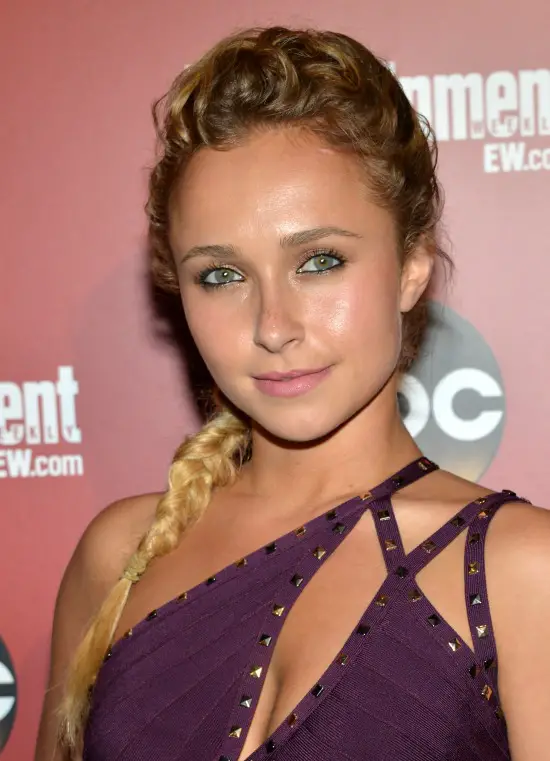 Hayden Panettiere Knotted Fishtail Braid