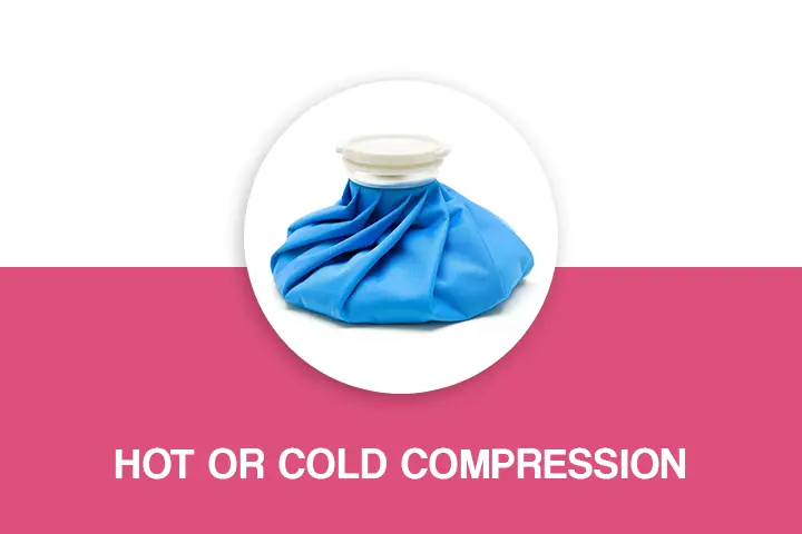 hot or cold compress for razor bumps