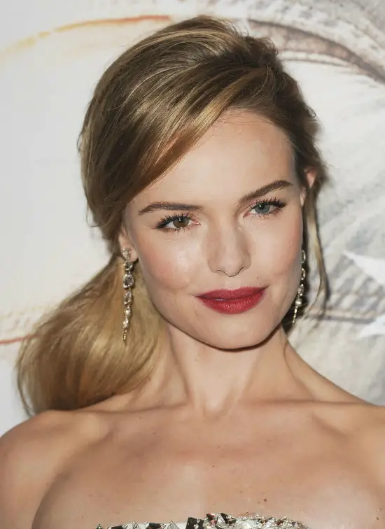 Kate Bosworth Low Side Ponytail Hairstyle
