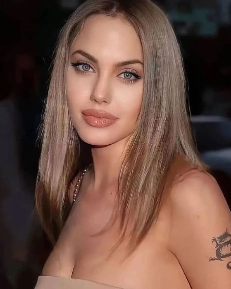 Angelina Jolie Medium Length Hairstyles for Thin Hair