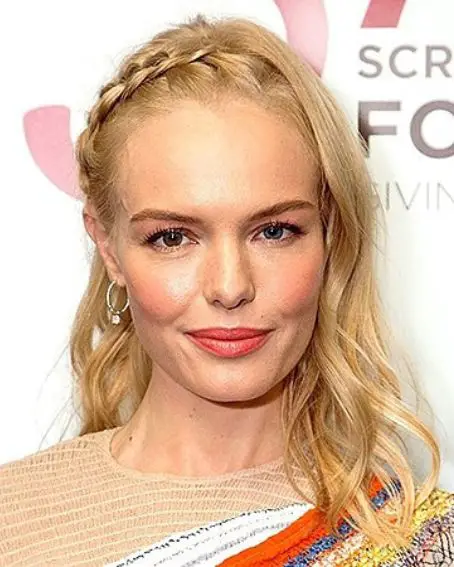 Kate Bosworth Side Crown Braided Hairstyles
