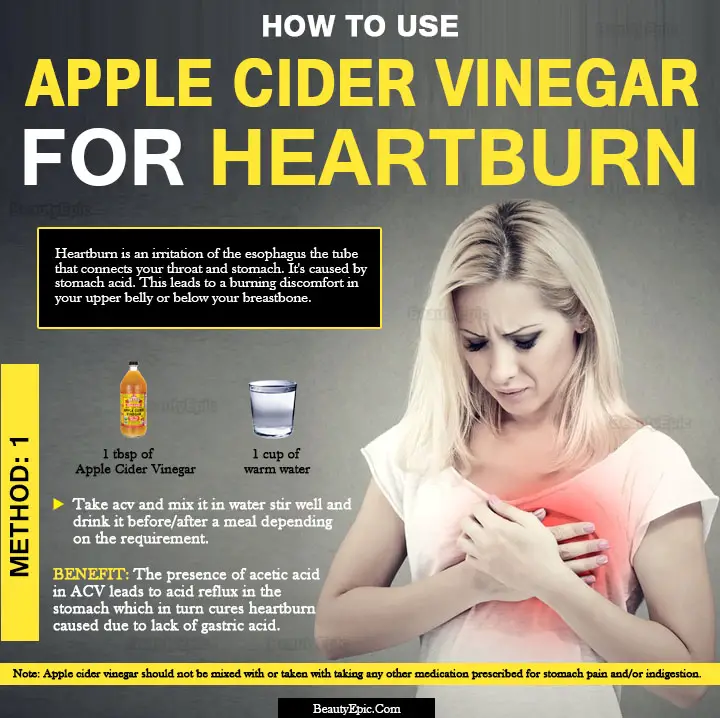 apple cider vinegar for heartburn