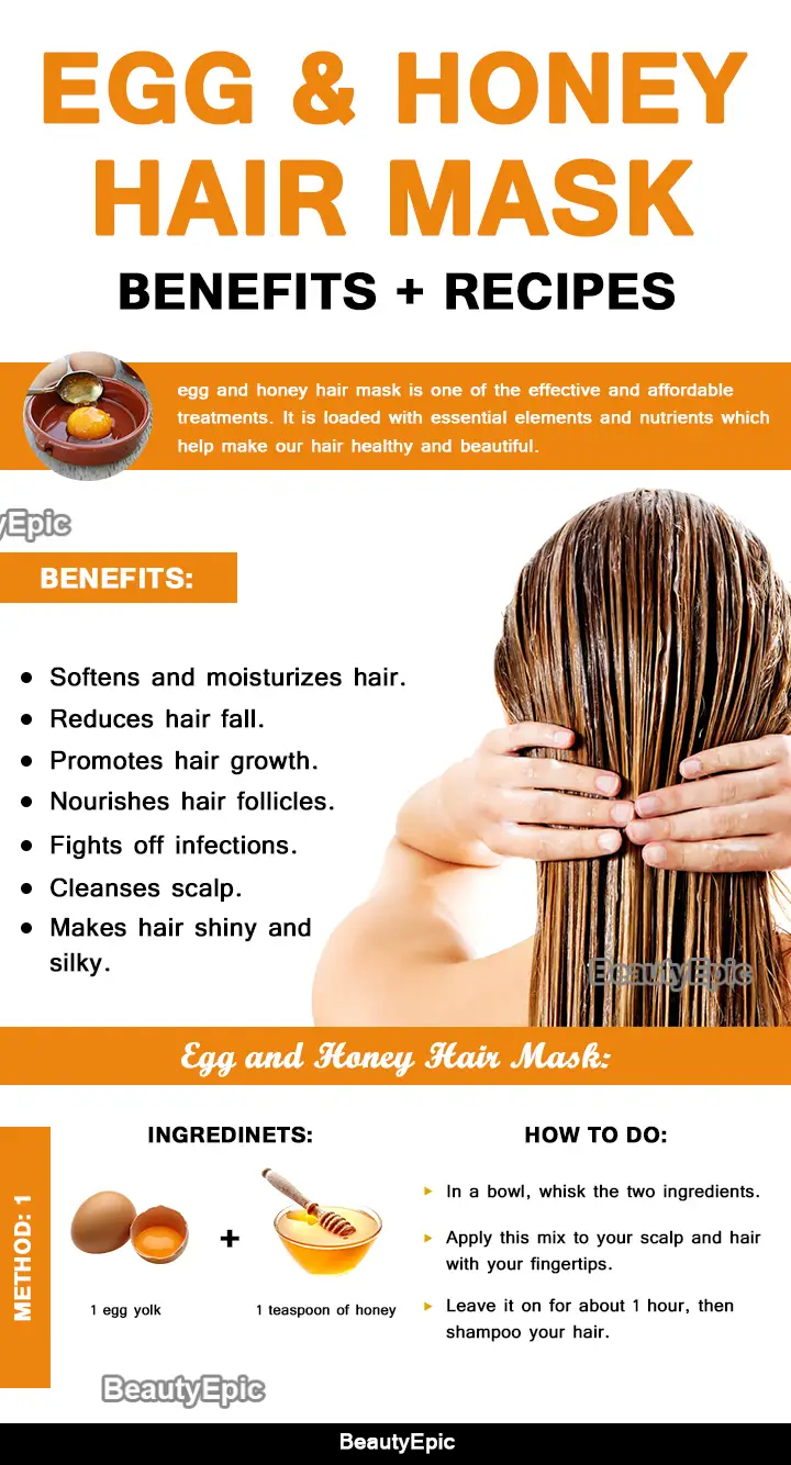 egg and honey hair mask