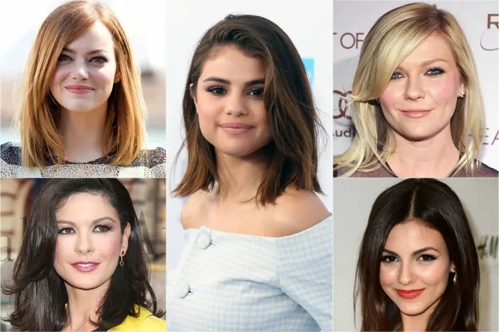 medium hairstyles for round faces