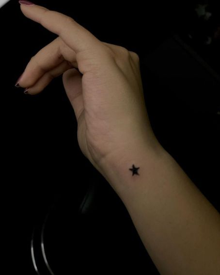 Small Wrist Star Tattoo