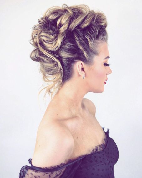 Retro Updo Style