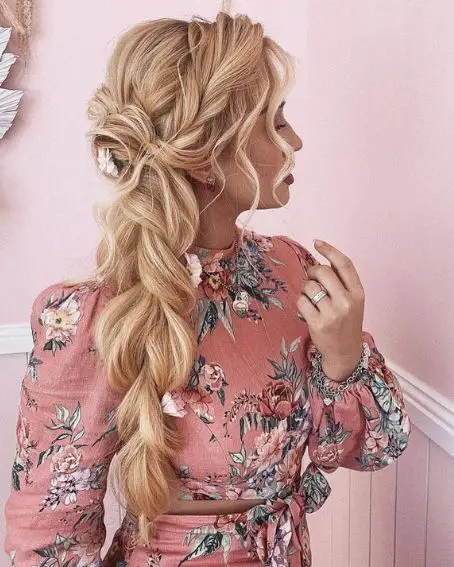 Luxurious Strands With A Half Updo