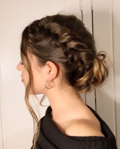 Updo with Braids