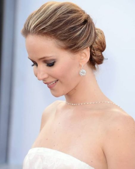 Jennifer Lawrence Prom Updo Hairstyle