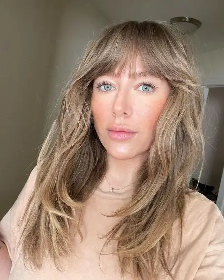 Long Fringe With Bangs