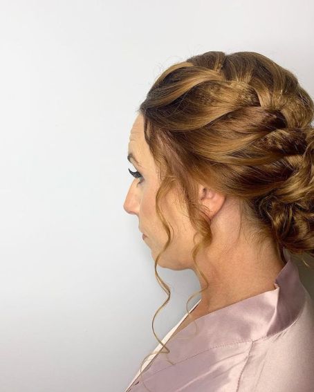 Textured Braid Updo