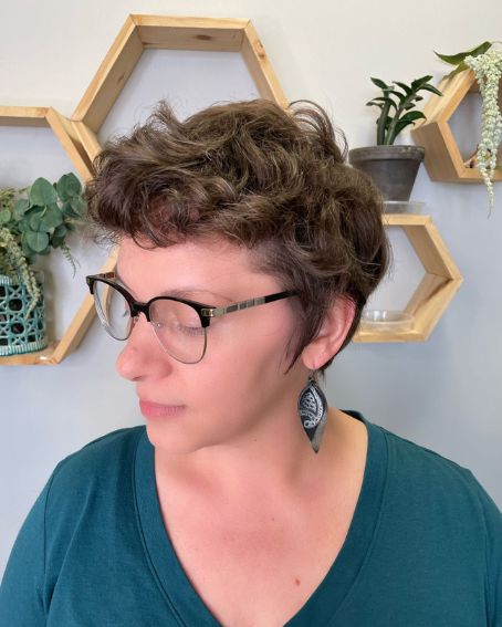 Textured Curly Pixie