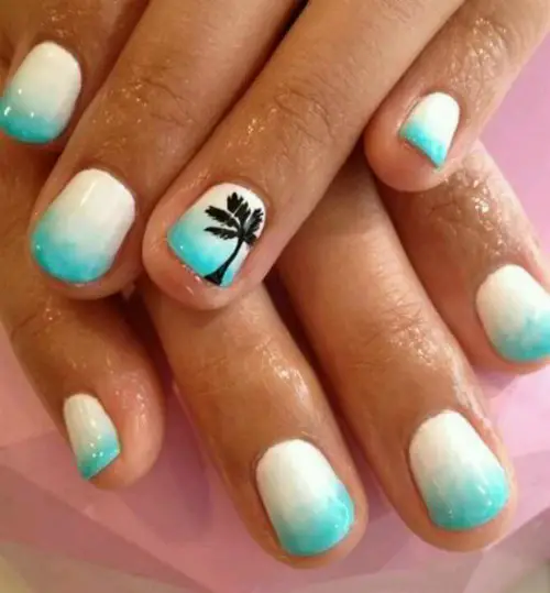 Beach Inspired Nail Art