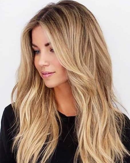 Blonde Layered Hair