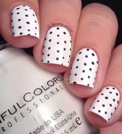 Black and White Polka Dots