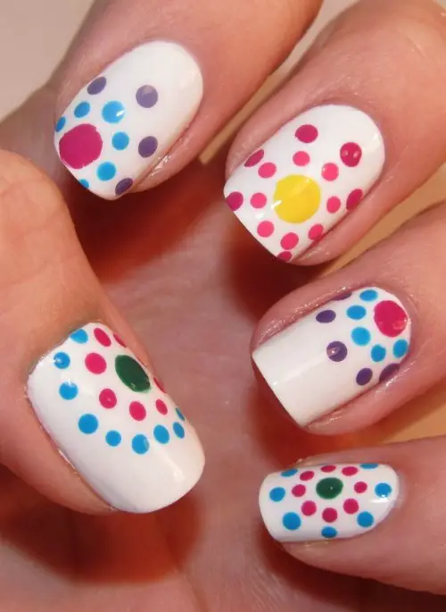 Rainbow Polka Dots