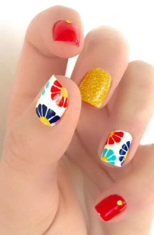 Hawaiian Nail Art