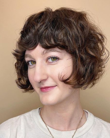French Curly Bob