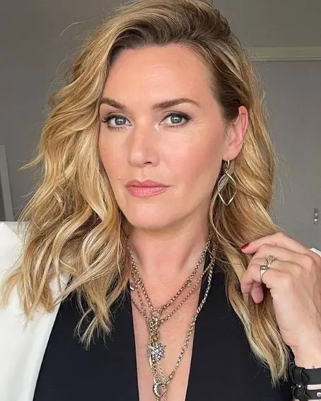 Kate Winslet Length Shaggy Hair Cut