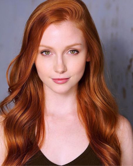 Ginger Red Hair With Bangs