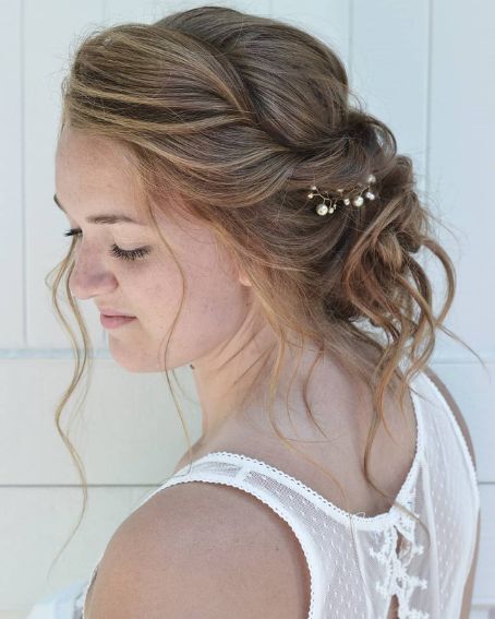 Whimsical Messy Updo