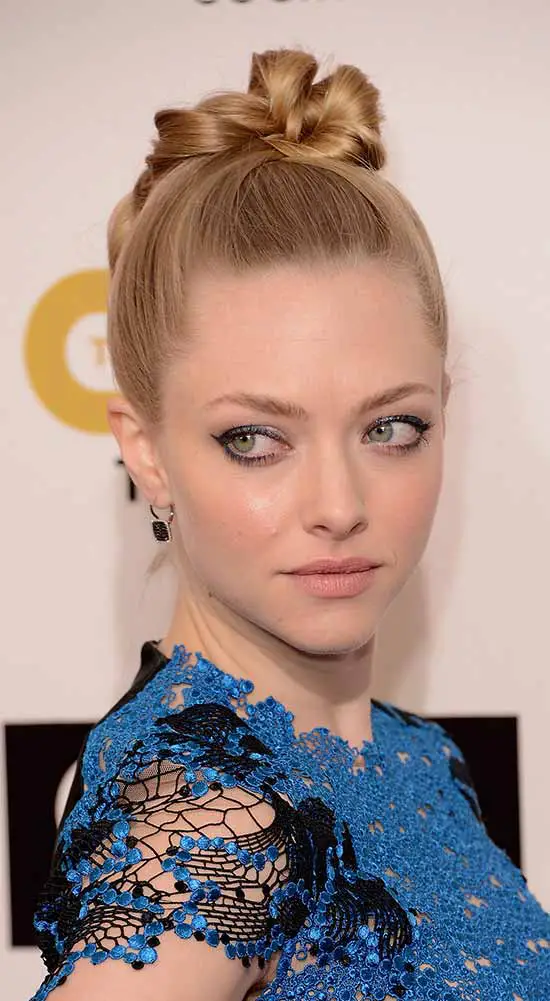 Amanda Seyfried updo for long hair