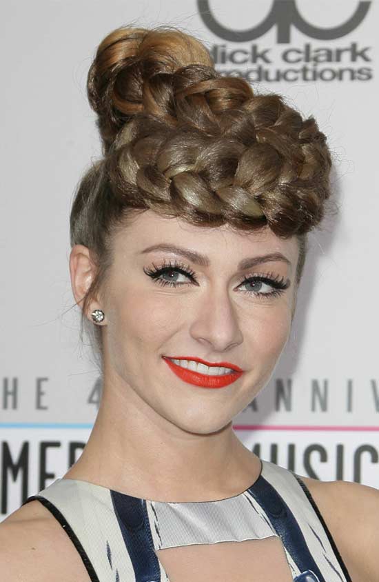 Amy Long Updo Hairstyle