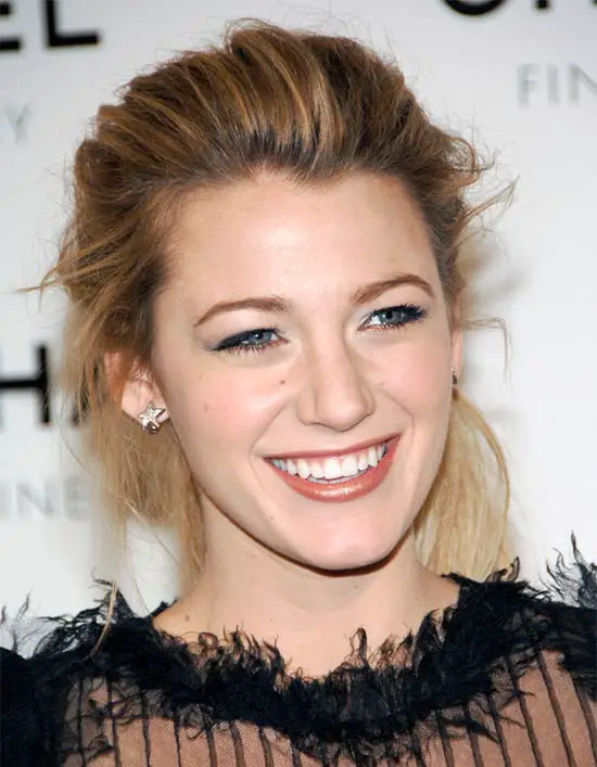 Blake Lively Updos For Medium Hair