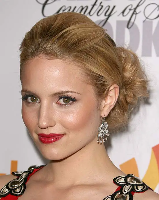 Dianna Agron Long Updo