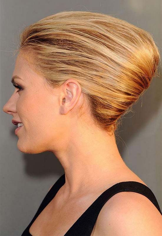 Grace Kelly Blonde French Twist Hairstyle