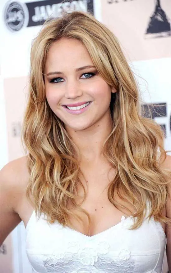 Jennifer lawrence Blonde Hairstyle