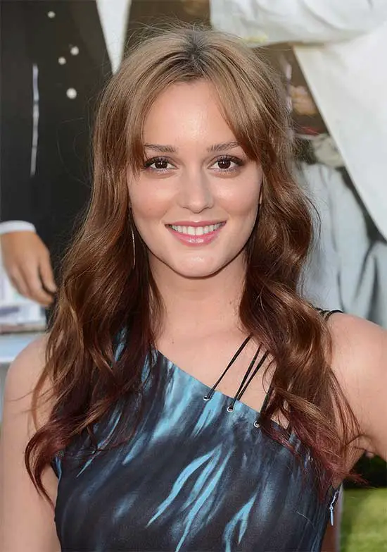 Leighton Meester Long Curls with Bangs