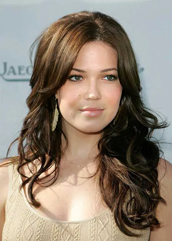Mandy Moore Curly Hair with Bangs