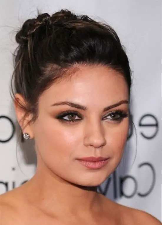 Mila Kunis Updos for Medium Length Hair