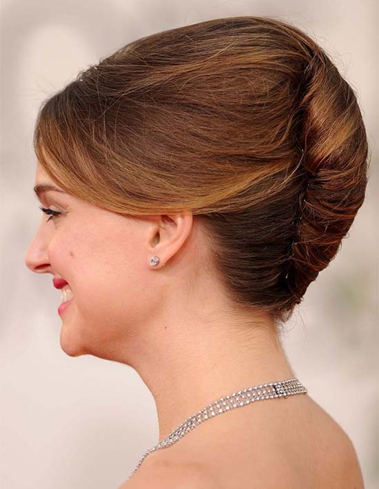 Natalie Portman French Twist