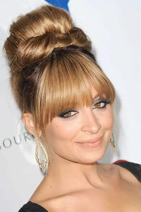 Nicole Richie Updo For Thin Hair