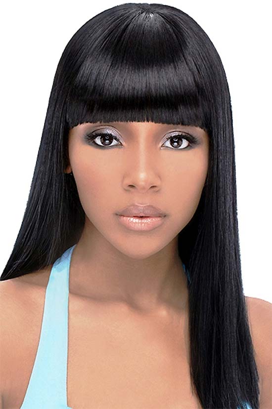 Black Short Hairstyles With Bangs