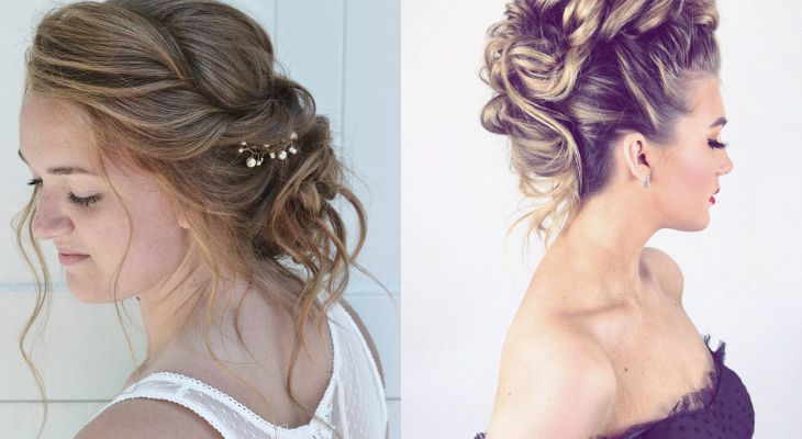 Beautiful messy updos for long hair