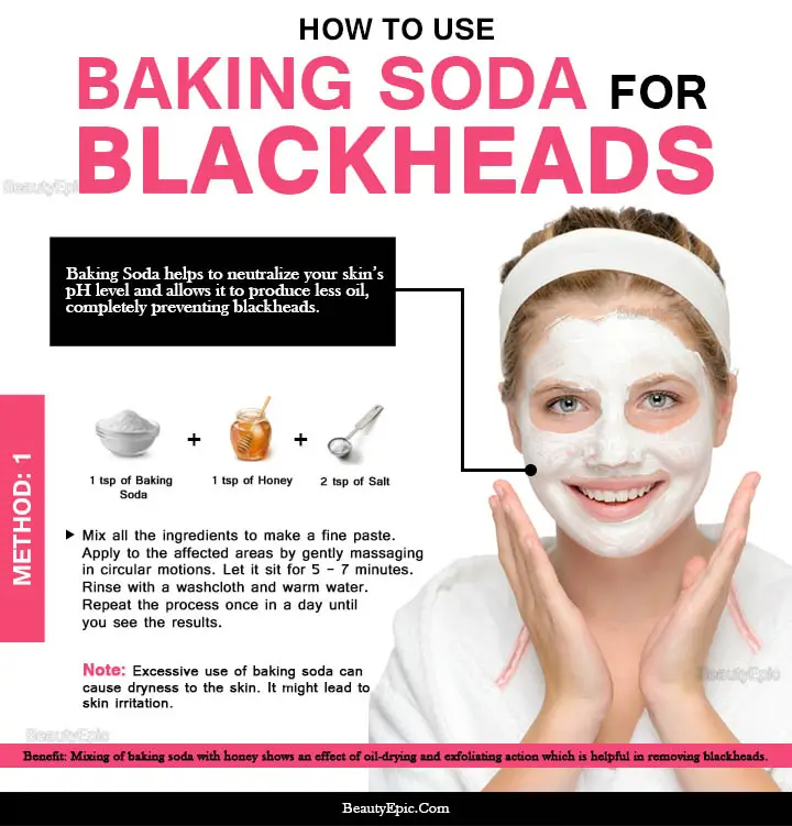 baking soda for blackheads