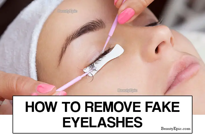 how to remove fake eyelashes