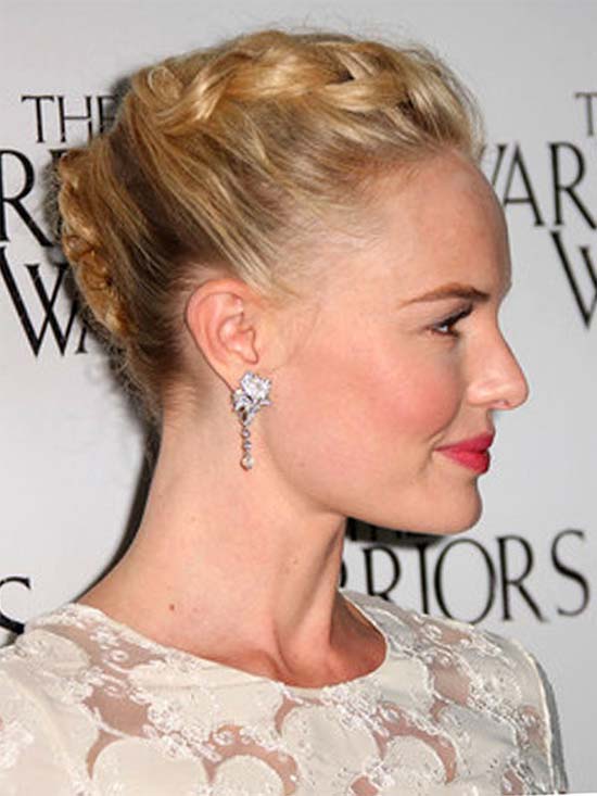 kate bosworth braided French Twist Hairstyles