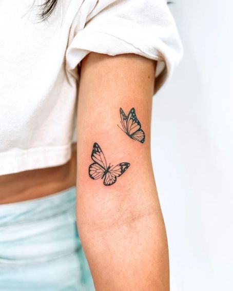 Butterfly Arm Tattoo