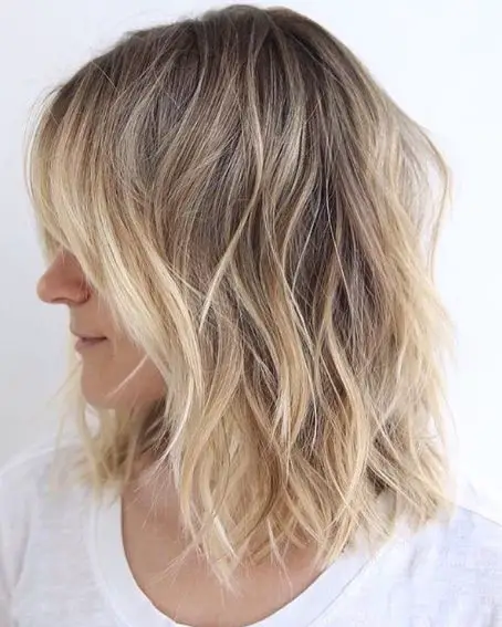 Short And Sweet Layers Of Color Ombre Hairstyle