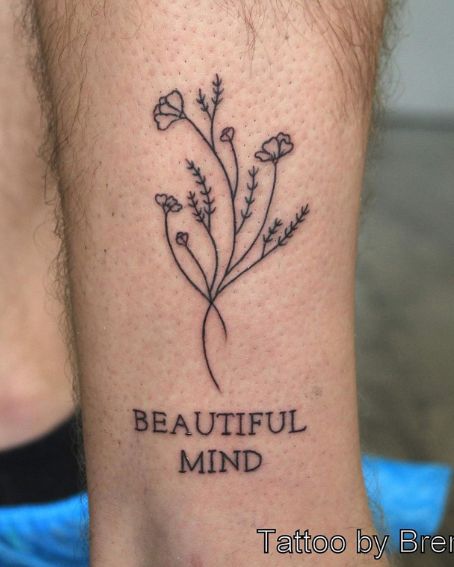 Ankle Quote Tattoo