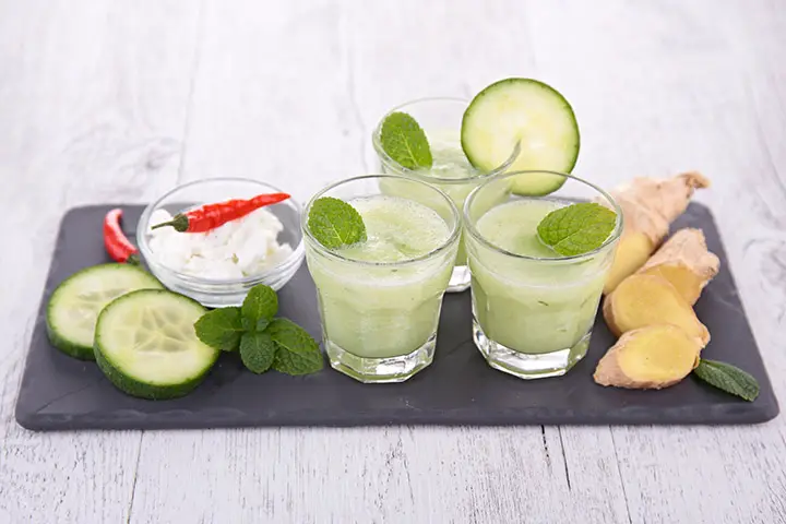 Cucumber Ginger Detox smoothie